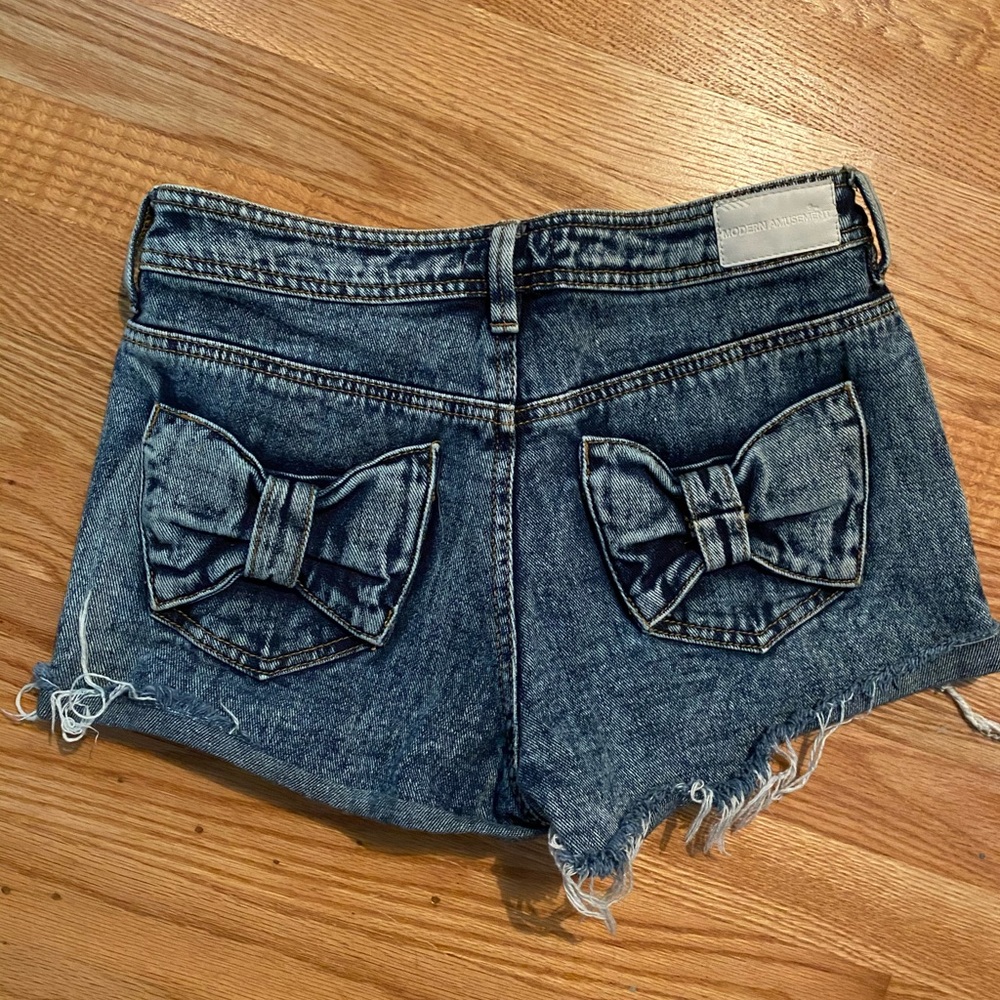 Denim shorts
